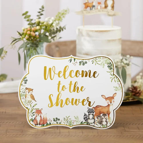 Kate Aspen Woodland Baby Shower Decorations | Decor Sign Kit with 8 Different Signs