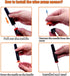 Mini Wine Opener | Portable Travel Air Pressure Pump Corkscrew | Quick Bottle Opening Design for Home, Party, Wine