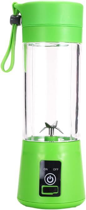 Portable Blender, Mini Fruit Mixer Rechargeable with USB for Smoothie, Green