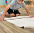 Montessori Materials Children Playing Mat - Pure Cotton Working Rug for Toddlers (17"×27", Beige)