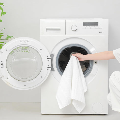 QAJ 100% Set, Pack 8 16" 25" 13" 13" (400 Cotton Kitchen Towels and Dishcloths of Super Absorbent x Kitchen Towels