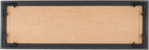 Quadro Frames 6x16 inch Picture Frame Kit - Black, Style P375-3/8 inch Wide Molding