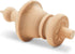 Woodpeckers Unfinished Wood Finials - 3-1/2 inch, Pack of 6 Large Craft Finials for Crafts