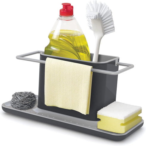 Joseph Joseph 85070 Sink Caddy Kitchen Sink Organizer Sponge Holder Dishwasher-Safe, Large,