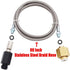Soda Machine CO2 External Hose Adapter Kit, Stainless Steel with 60-inch Length to CGA320 Tank
