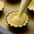 12 Packs Egg Tart Mold Size 2.6 x 0.9inch, Cupcake Cake Muffin Mold Tin Pan Baking Tool, Carbon Steel
