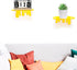 SetGame 2-Pack 7 Inch Album Acrylic Small Wall Shelves - Floating Shelf for Walls, Home Wall Display Ledges