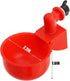 30 Pack 3/8 Inch Cedilis Chicken Water Cup, Automatic Drinking Cups for Chickens, Thread Poultry Water Cups, Chicken