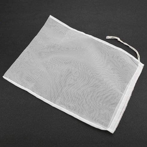 100 Mesh Food Grade Wine Filter Bag, Reusable Home Brew Beer Making Extra Fine Extraction Sack (28x45cm)