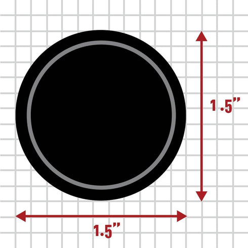 AllSpice 70 Black Water Resistant Round Spice Jar Labels Set 1.5" for Penzeys and AllSpice Jars