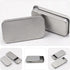 Hemoton 20pcs Rectangular Slide Top Tinplate Box, Sliding Cover Push-Pull Tin Box for Candies Jewelry Crafts Lip Balm