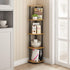 5-Tier Furinno TURN-N-TUBE Corner Shelf, Corner Bookshelf, Open Storage Shelves, for Organization and Storage, Living