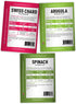 Packets Pack 5 Gardeners Basics Power Greens Seeds for Planting Individual - Arugula, Spinach, Swiss Chard, Kale