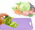 Food Grade Silicone Cutting Board, Flexible Chopping Board for Home Kitchen Use, Purple