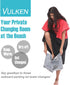 Vulken Extra Large Thick Hooded Beach Towel Changing Robe. Surf Poncho Men for Easy Change in Public. Quick Dry