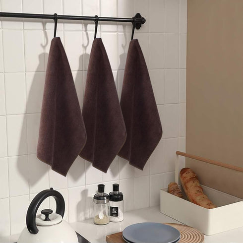12 Inch 12 Inch 12 Pack SINLAND Absorbent Microfiber Dish Cloth Kitchen No Streak Cleaning Cloth Dish Rags Lens Cloths
