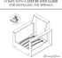 House2Home 18" Sofa Upholstery Spring Replacement, 2pk Repair Kit for Furniture Chair Couch, Includes Screws, Clips