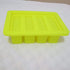 Butter Molds Large 4 Cavities Silicone Butter Mold - Pudding & Jello Shot Mold with Lid (Yellow)
