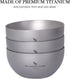iBasingo 30ml Titanium Double Layer Sake Cup - Outdoor Camping Portable Wine Cup, Picnic Whiskey Flask (1 Piece)