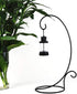 Set 2 Metal Ornament Display Stand of Tall Iron Lightweight Ornament Holder Stand for Hanging Globe Air Plant