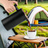 Black French Press 34oz, Double Wall Insulated Coffee Maker with 2 Extra Filters and Spoon