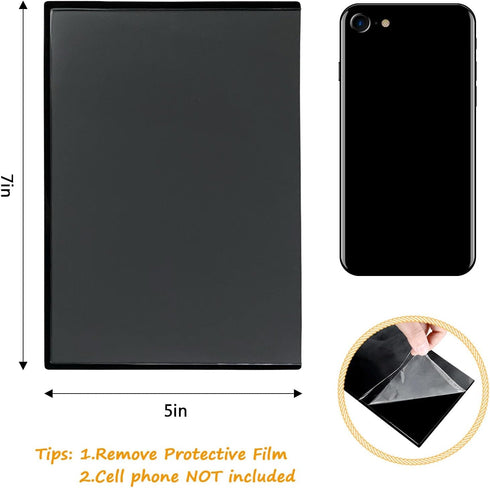 Mingting 10pcs 5x7 Magnetic Picture Frames for Refrigerator Reusable Magnets Fridge Photo Sleeves for Refrigerator Locker Office Cabinet,Black by Mingting