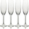 Mikasa Julie Champagne Flute, 8-Ounce, Set of 4