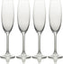 Mikasa Julie Champagne Flute, 8-Ounce, Set of 4