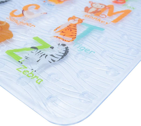 34x15 Inch BEEHOMEE Cartoon Non Slip Bathtub Mat for Kids - XL Large Size Anti Slip Shower Mats for for Toddlers