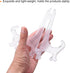 uxcell 12Pcs 7" Acrylic Plate Stands for Display, Easels for Card, Photo Frame, Desktop Transparent