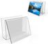 Acrylic Postcard Display Stand, 4 x 6 in Clear Easel Holder for Pictures, Books, Cards, Artworks, 2PC