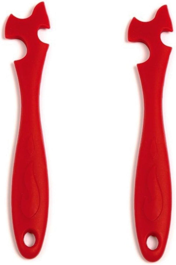 Norpro 1229 Silicone Oven Rack Push/Pull - Red (2)