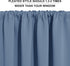RYB HOME 45 Inch Darkening Privacy Curtains for Kitchen Room, 2 Panels Set, Width 34 x Length 45 Inch, Stone Blue