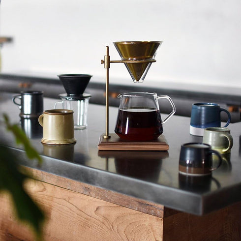 KINTO SCS-S01 27523 Brewer, 4 Cups, Black, Hand Drip, Dishwasher Safe Coffee Maker