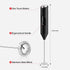 Bonsenkitchen Electric Milk Frother Handheld, Portable Whisk Milk Foam Maker, Battery Operated Drink Hand Mixer