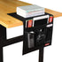 4 Zafit Bedside Storage Organizer - Table Cabinet Organizer Caddy for Remotes, Phone, Glasses (Classic Pockets - Black)