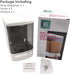 Manual Soap Dispenser, 33.8oz/1000ml Wall Mounted for Liquid Containers, Shampoo Gel, Black Plastic