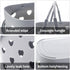 Portable Shower Caddy, Plastic Organizer Bin with Handle for Bathroom, Kitchen, College Dorm, Desktop Storage - Grey