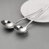 4-Piece Small Stainless Steel Gravy Soup Spoon Set, Perfect for Serving