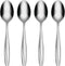 Oneida Camlynn Set of 4 Everyday Flatware Dinner Spoons, 18/0 Stainless Steel, Silver