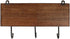 Ajuny Wooden Cloth Hook Coat Rack Wall Mount, Heavy Duty 3 Hooks with Carving for Hanging Hats, Clothes, Robes, Towels