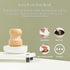 Set MOMEEMO White Soap Dispenser Comes with Stainless Steel Pumps, Instant Dry Tray, and Dish Scrub Brush, Suitable