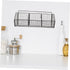 Storage Box Drain Basket Wall Shelf, Single Layer Seasoning Box Organizer for Household and Kitchen