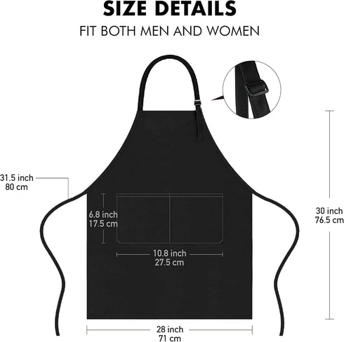 Funny Grill Aprons for Men - May The Forks Be With You, Cooking Apron for Movie Fans, Grilling Gifts for Fathers Day
