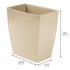 iDesign Small Bathroom Trash Can, Brown, Ideal for Office or Primary and Guest Bathroom, Made in USA