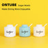 ONTUBE Ceramic Sugar Bowl with Lid and Spoon, Porcelain Sugar Pot, 8oz (Turquoise)