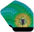 3dRose cst_173456_2 Tie Dye Disc Golf Basket - Colorful Tie Dye Basket Design, Soft Coasters, Set of 8