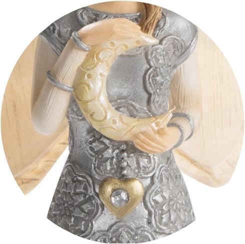 Pavilion 6 Inch Collectible Angel Figurine, Love You to The Moon & Back