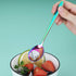 Berglander Rainbow Teaspoon, Stainless Steel Dessert Spoon with Colorful Titanium Plating, 6.5 Inches, Pack of 6