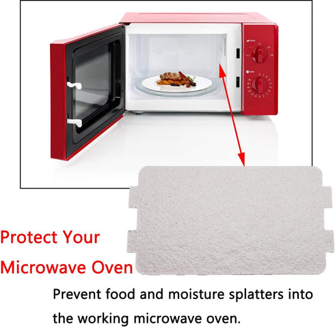 10 Pcs Microwave Oven Mica Plate Sheet, Single Size 116mm x 64mm, Microwave Replacement Accessory